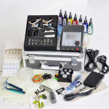 2014 professional tattoo kits 2 guns rotary tattoo machine kits tattoo piercing kits